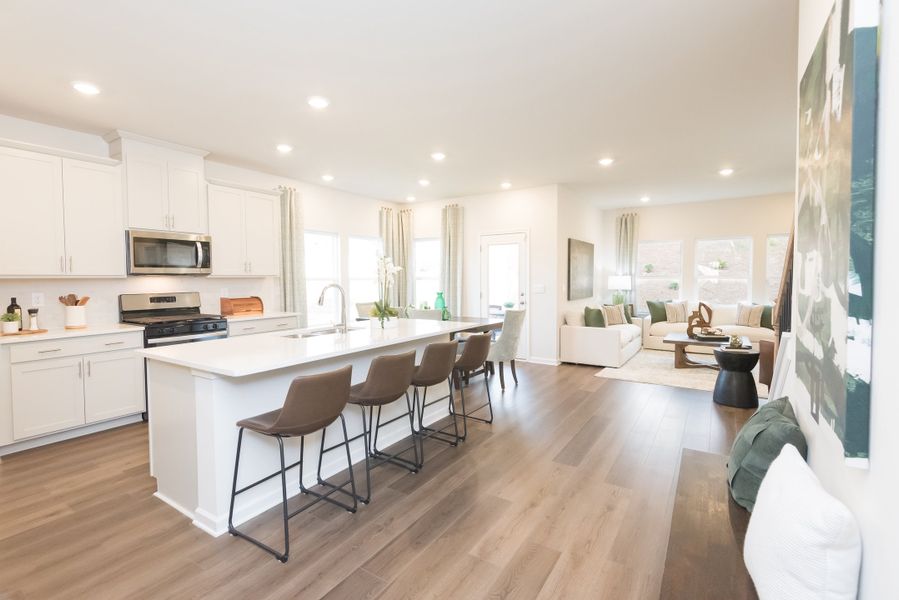 Furnished interior view inside a new home in Harmony Manor, Fairburn (Image 8).