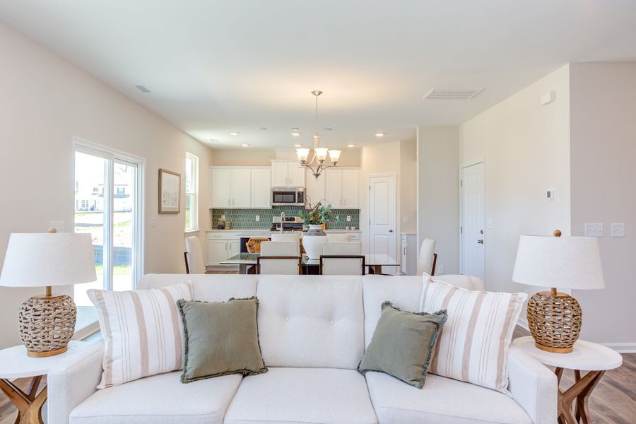 Representative furnished interior of a home built from the The Poppy by Chesapeake Homes in The Willows, Loris (Image 13).