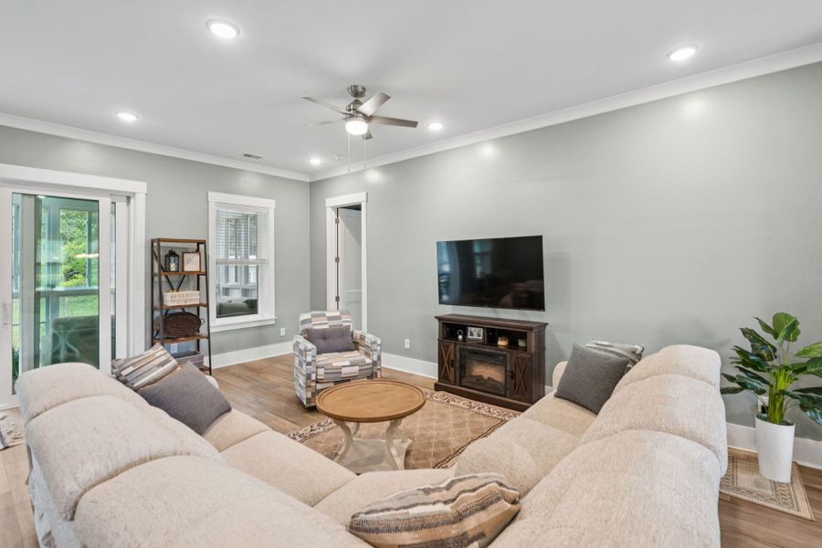 Furnished interior view inside a new home in , Huger (Image 29).