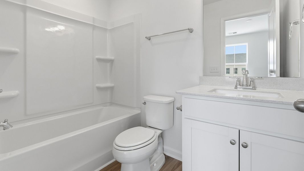 Representative furnished interior of a home built from the Hayden by DRB Homes in Clear Springs Townhomes, North Charleston (Image 27). Representative furnished interior of a home built from the Hayden by DRB Homes in Clear Springs Townhomes, North Charleston (Image 27).