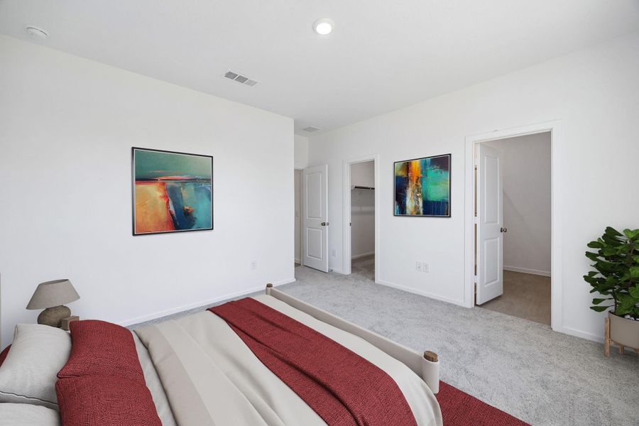 Furnished interior view inside a new home in Mavera, Conroe (Image 6).