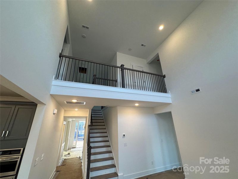 Loft overlooks the great room
