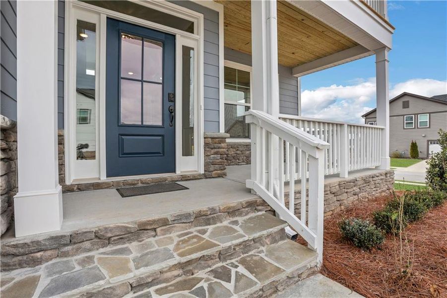 Exterior details and patio area of a home in Twin Lakes, Hoschton (Image 25). Exterior details and patio area of a home in Twin Lakes, Hoschton (Image 25).