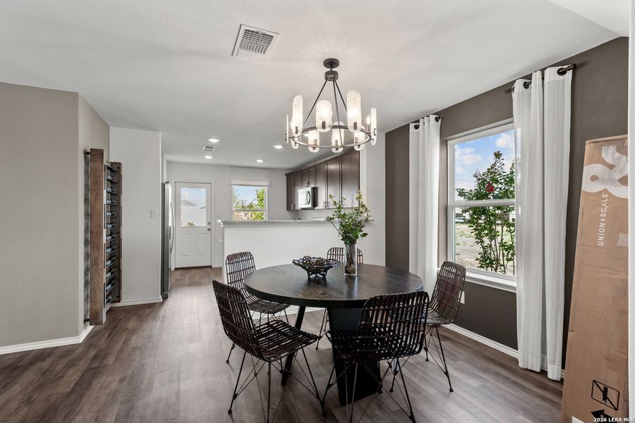 Furnished interior view inside a new home in Dove Song, Marion (Image 34).