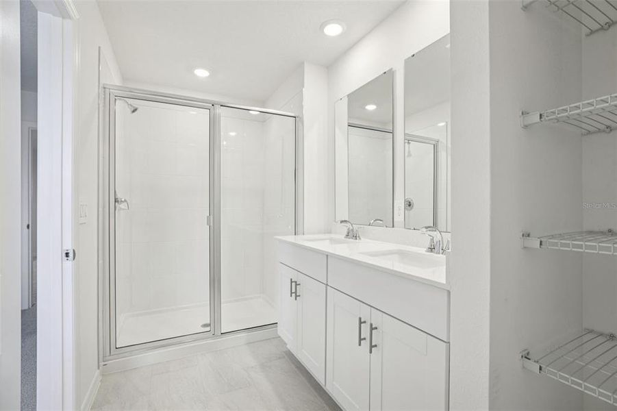 Furnished interior view inside a new home in The Reserve at Hammock Oaks Townes, Lady Lake (Image 10).