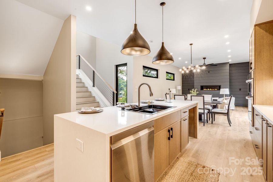 Furnished interior view inside a new home in , Asheville (Image 7). Furnished interior view inside a new home in , Asheville (Image 7).