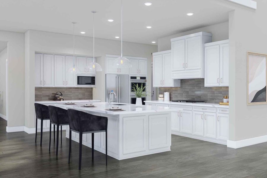 Representative furnished interior of a home built from the Marsala by Tri Pointe Homes in Legacy Grove, Montgomery (Image 6).