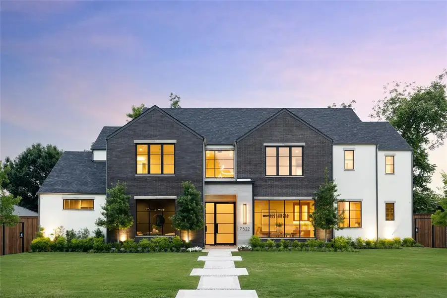 Front exterior of a new home in , Dallas, TX, highlighting curb appeal (Image 1). Front exterior of a new home in , Dallas, TX, highlighting curb appeal (Image 1).