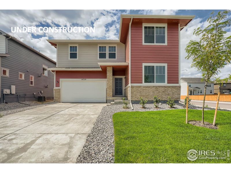 The home is currently under construction! These photos are renderings of another model with the same floorplan and give you a sense of what the home and elevation look like. Pictures of the actual house will be uploaded once it is completed.