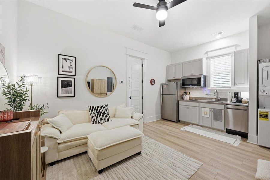 Furnished interior view inside a new home in , Charleston (Image 9).