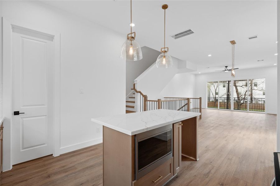 Furnished interior view inside a new home in , Houston (Image 6).