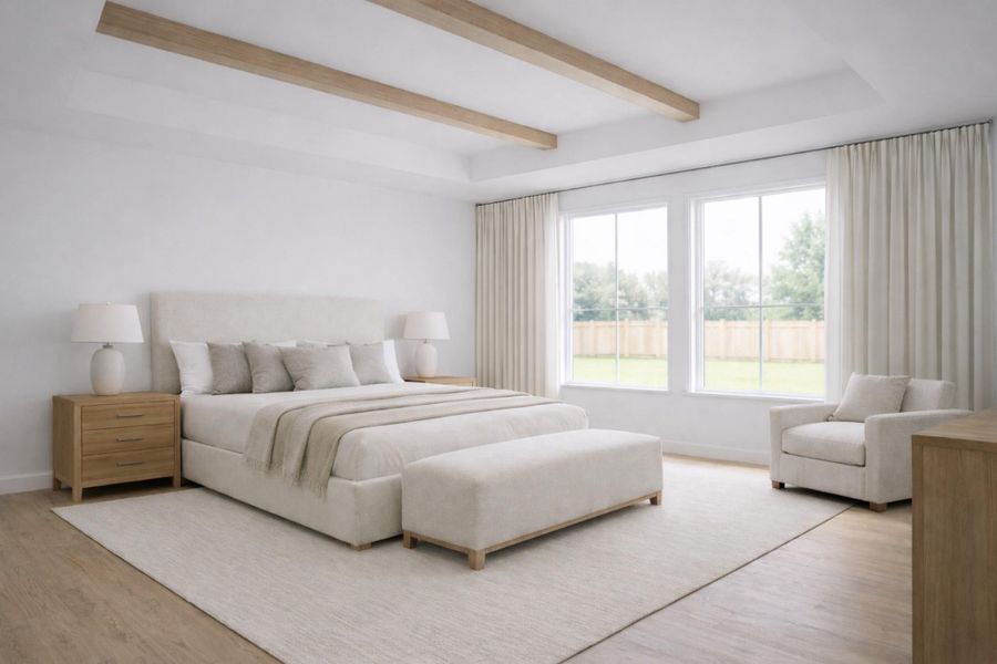 Furnished interior view inside a new home in , Houston (Image 6).