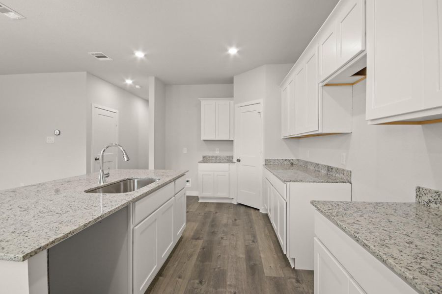 Furnished interior view inside a new home in Crockett Meadows, Conroe (Image 11).