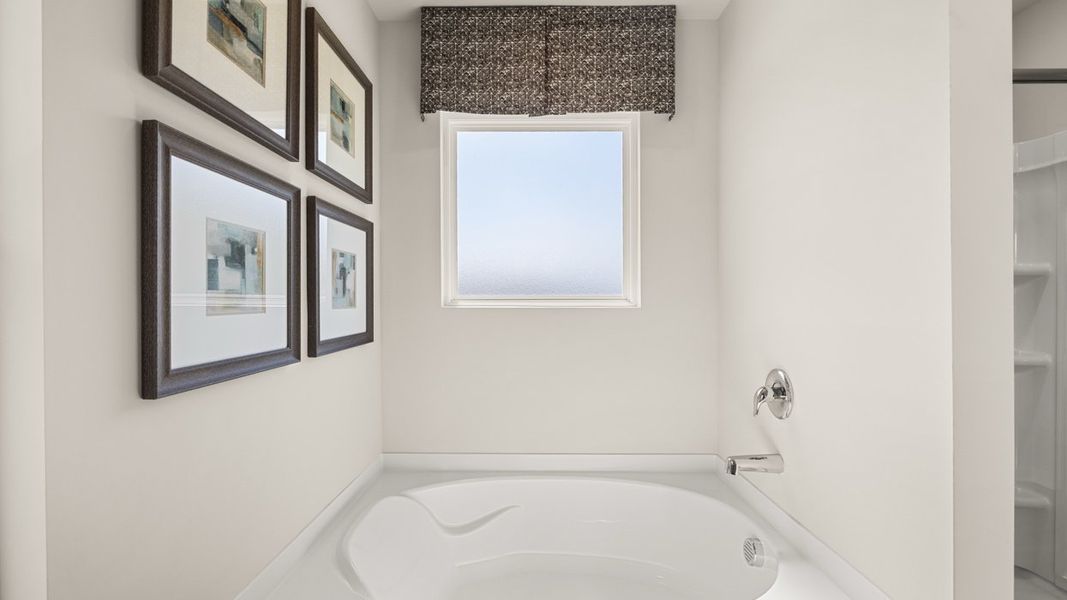 Representative furnished interior of a home built from the Halton by D.R. Horton in Jackson Landing, Jefferson (Image 56).