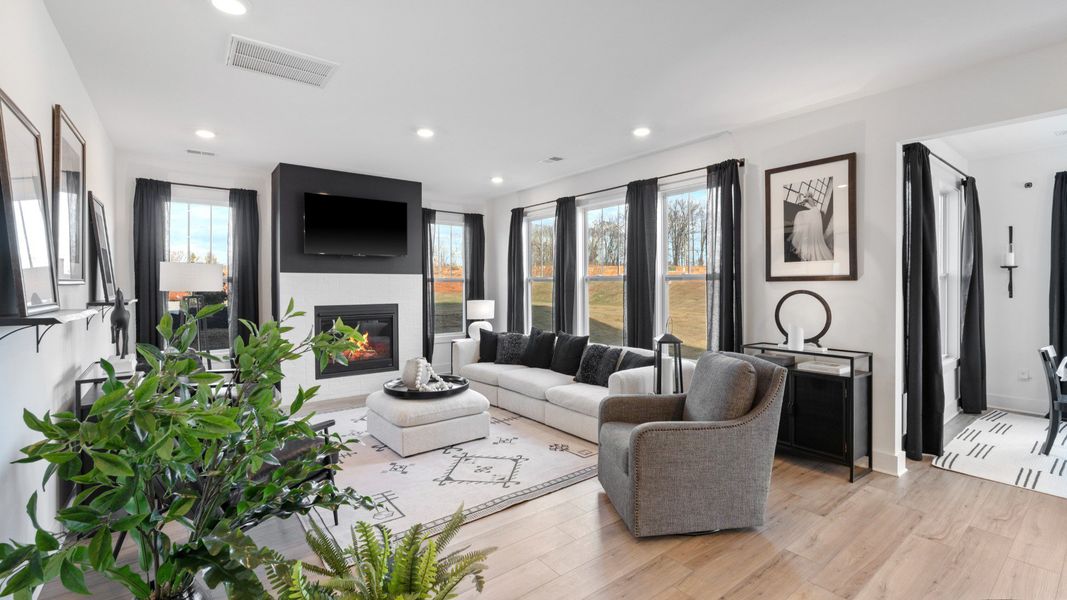 Furnished interior view inside a new home in Walnut Ridge, Inman (Image 14).