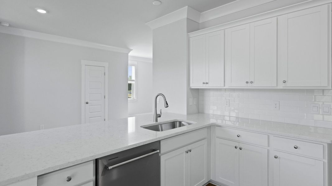 Representative furnished interior of a home built from the HARRIS by D.R. Horton in Sheep Island, Summerville (Image 8).