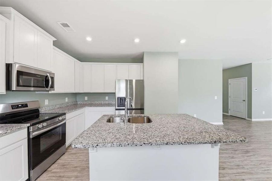 Furnished interior view inside a new home in , Cartersville (Image 6). Furnished interior view inside a new home in , Cartersville (Image 6).