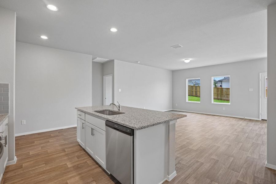 Furnished interior view inside a new home in Cloverleaf, Austin (Image 9).