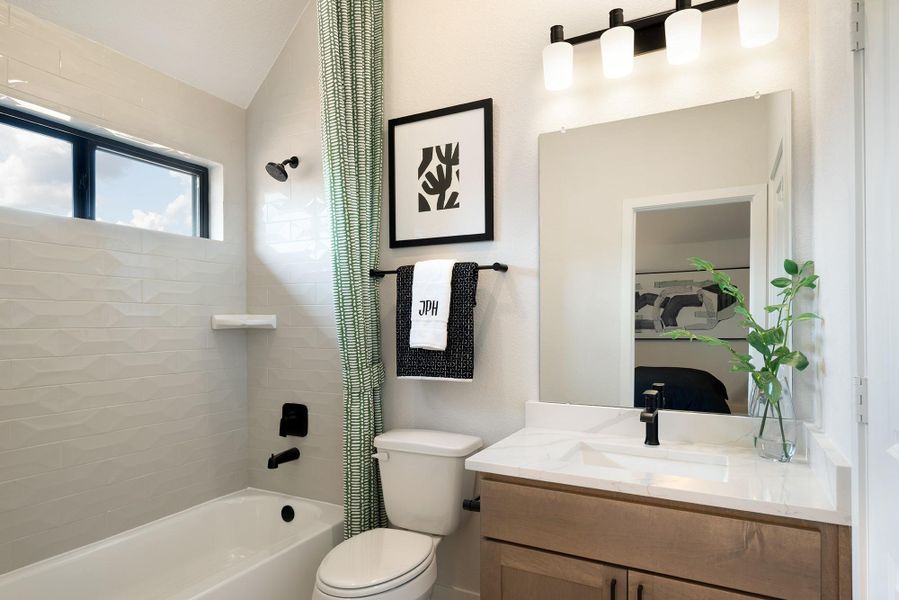 Furnished interior view inside a new home in , Fulshear (Image 11).