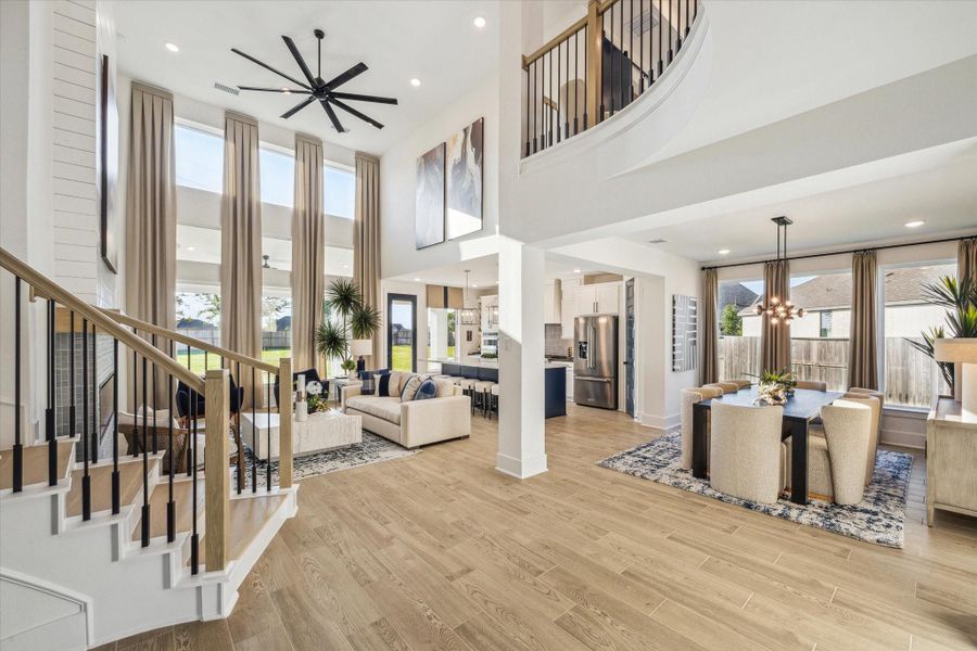 Furnished interior view inside a new home in Meridiana, Manvel (Image 16).