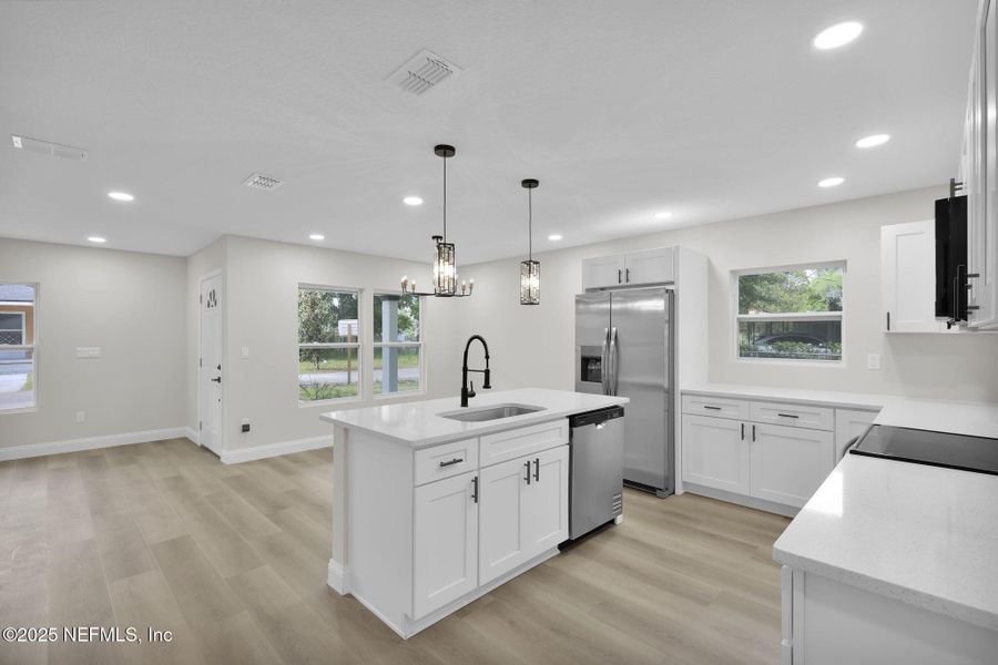 Furnished interior view inside a new home in , Jacksonville (Image 10). Furnished interior view inside a new home in , Jacksonville (Image 10).