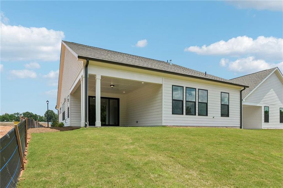 Exterior details and patio area of a home in Aberdeen, Hoschton (Image 29). Exterior details and patio area of a home in Aberdeen, Hoschton (Image 29).