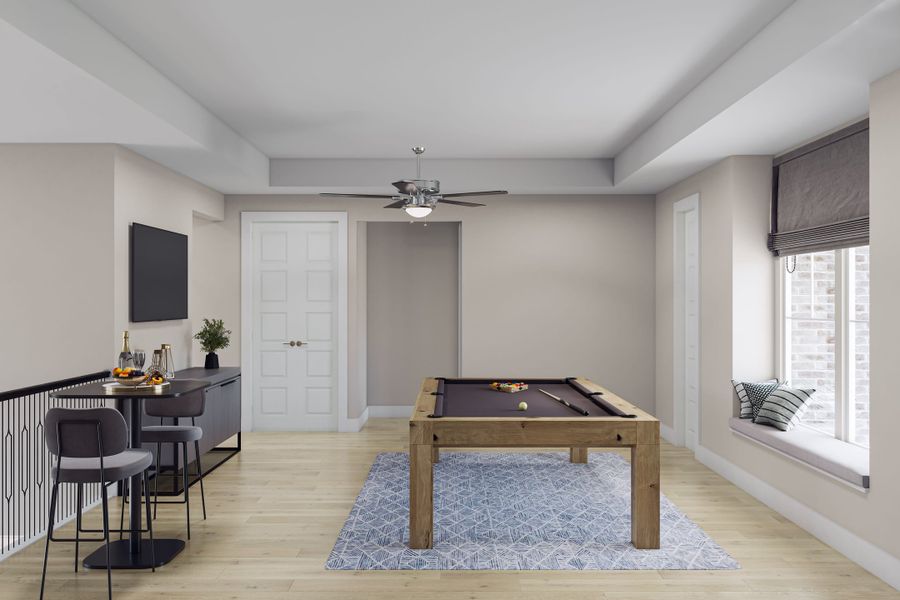 Furnished interior view inside a new home in Harvest Green, Richmond (Image 12).