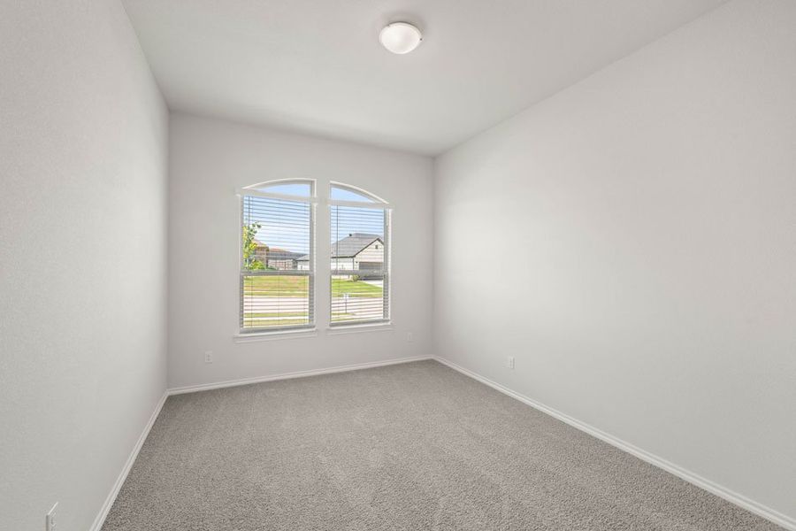 Front exterior of a new home in Mountain Valley, Burleson, TX, highlighting curb appeal (Image 17).