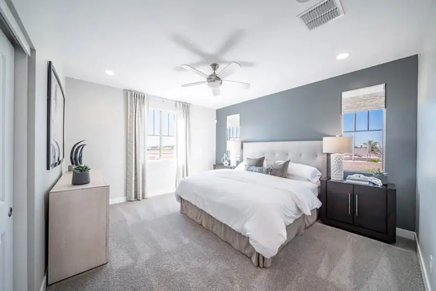 Representative furnished interior of a home built from the CC-RM1 by Taylor Morrison in Parkside Villas Collection, Avondale (Image 15).