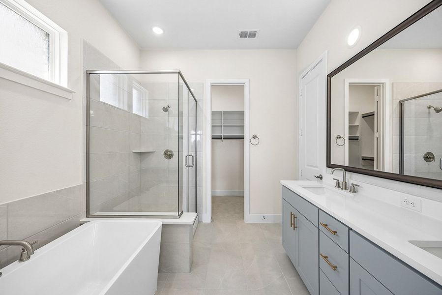 Representative furnished interior of a home built from the Mirella by Landon Homes in Fields - East Village, Frisco (Image 11). Representative furnished interior of a home built from the Mirella by Landon Homes in Fields - East Village, Frisco (Image 11).
