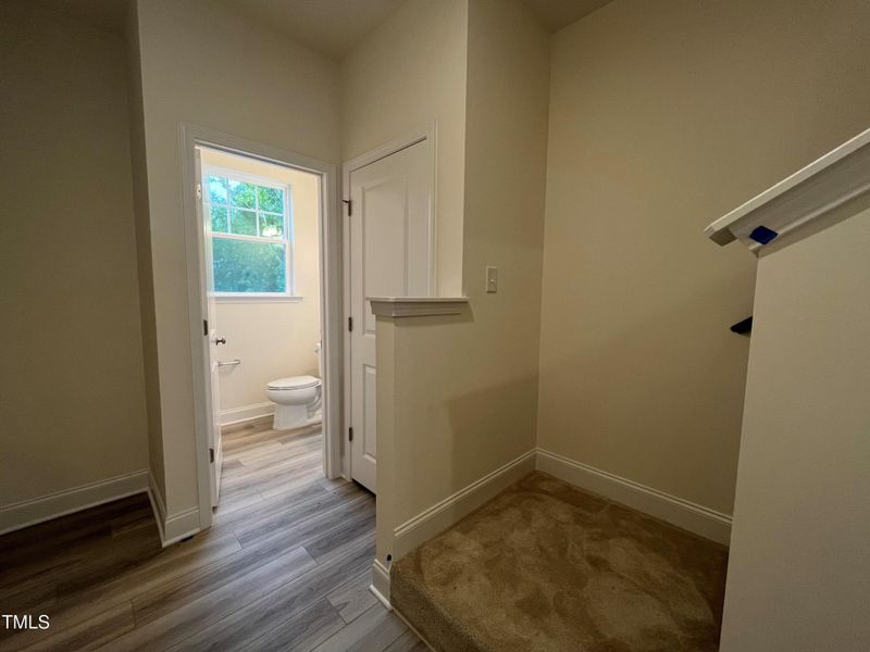 Rear entry from garage w/Storage Closet