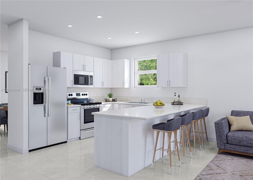 Furnished interior view inside a new home in Acacia Groves, Homestead (Image 8).