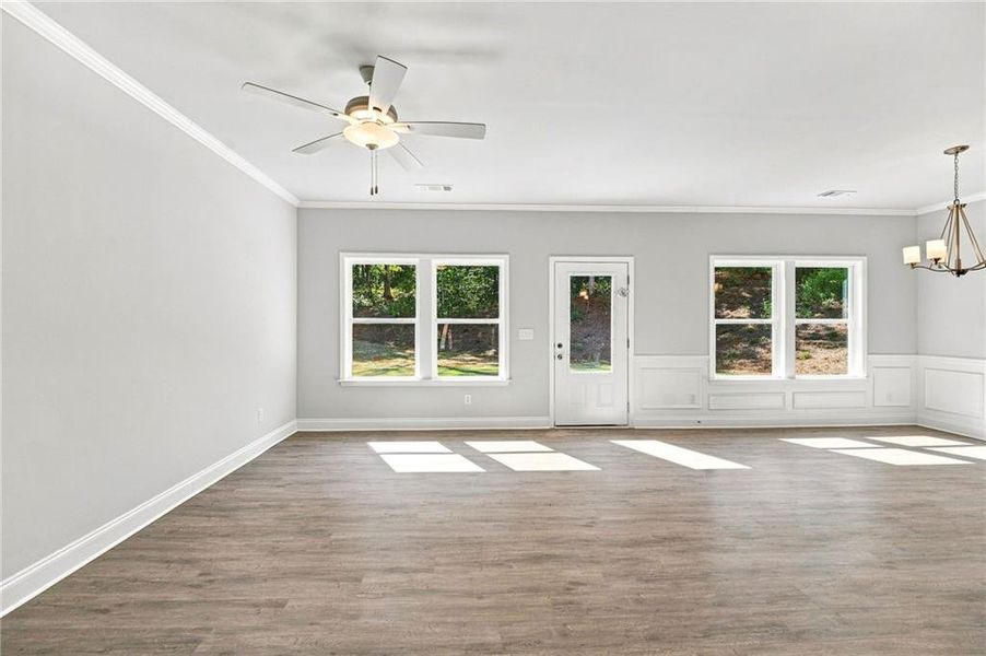 Spacious, unfurnished interior of a new home in , Gray (Image 25).