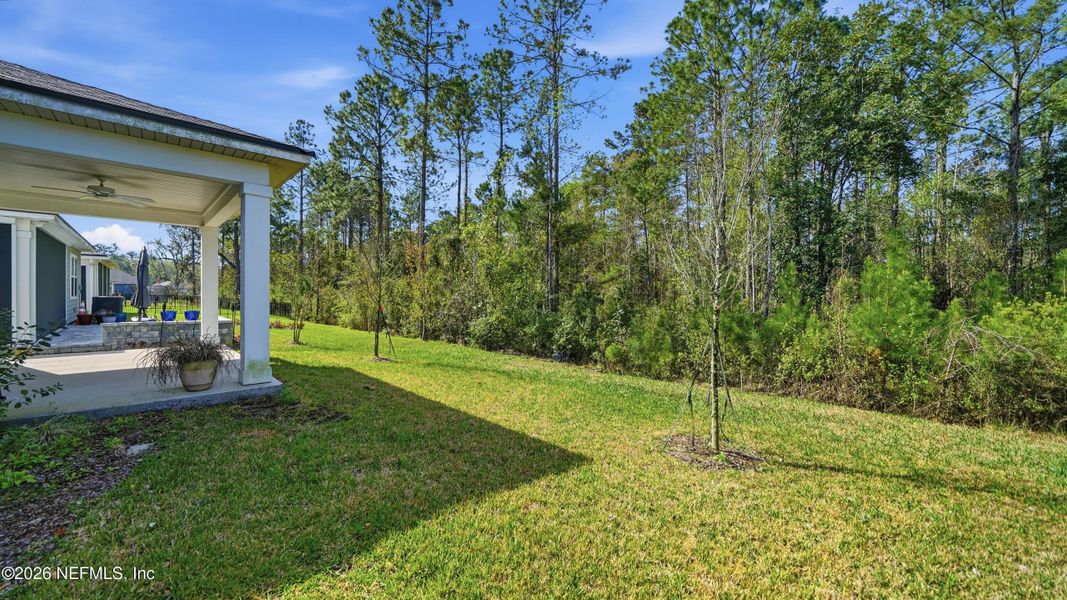 Exterior details and patio area of a home in Tributary, Yulee (Image 3).