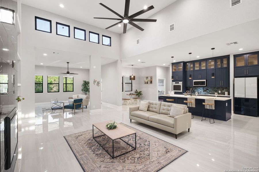 Furnished interior view inside a new home in , Spring Branch (Image 15).