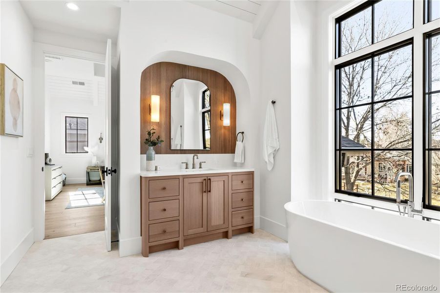 Furnished interior view inside a new home in , Denver (Image 8). Furnished interior view inside a new home in , Denver (Image 8).