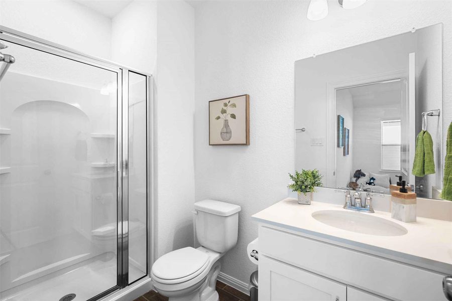 Furnished interior view inside a new home in , Leander (Image 27).