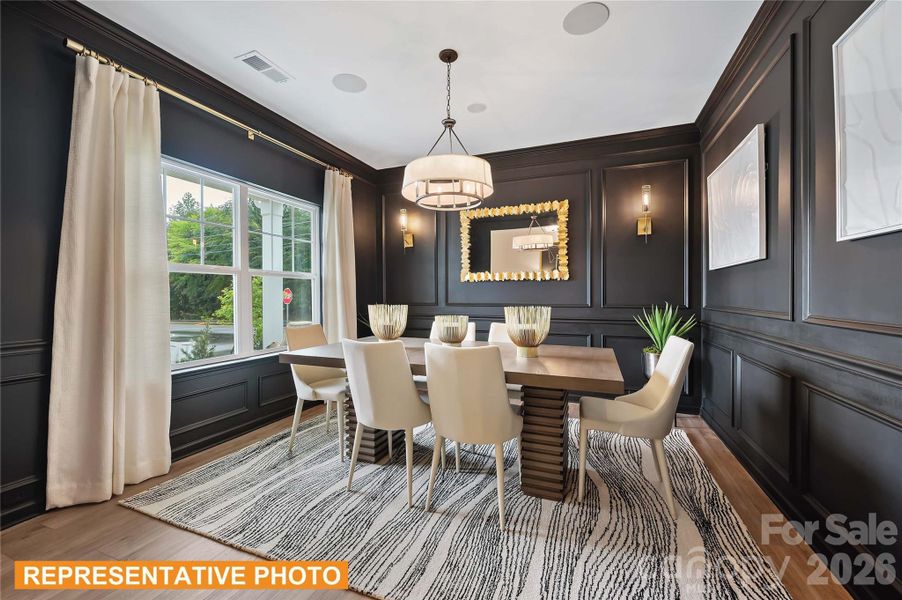 Furnished interior view inside a new home in Cedar Meadows, Monroe (Image 11).