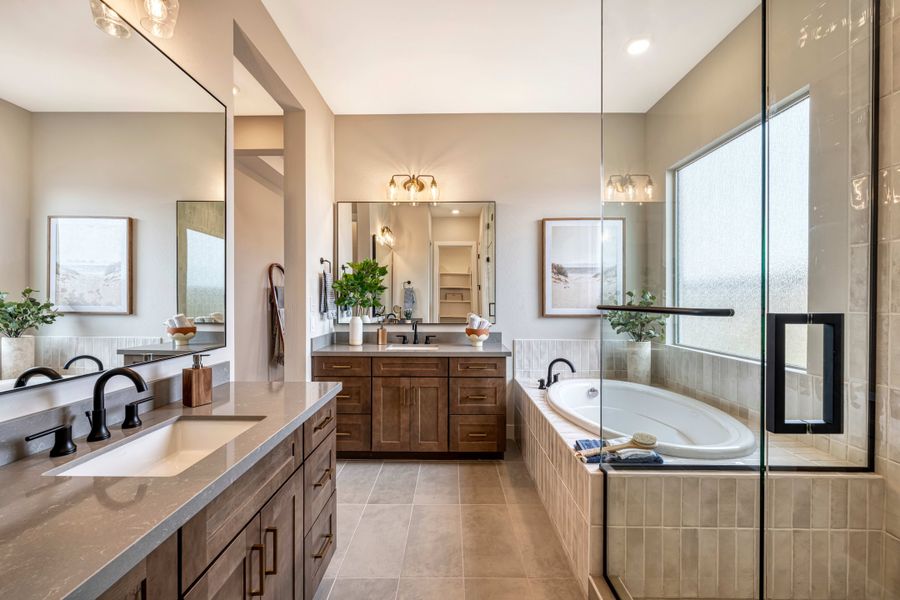 Furnished interior view inside a new home in Waterston Central, Gilbert (Image 12).