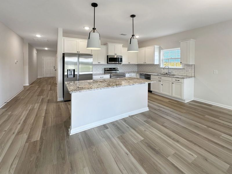 Furnished interior view inside a new home in Tranquil South, Hinesville (Image 9).