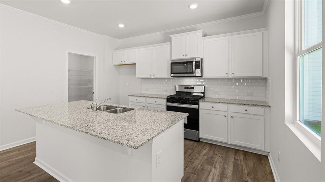 Furnished interior view inside a new home in Lost Creek, Dallas (Image 5).