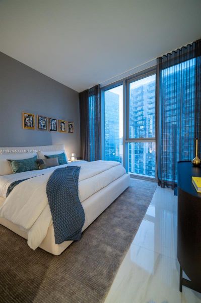 Furnished interior view inside a new home in , Miami (Image 43).