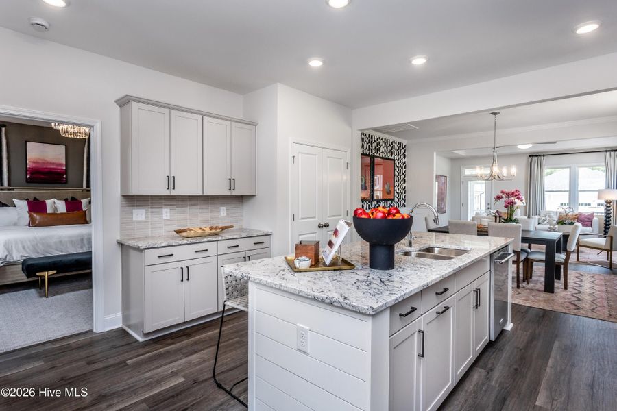Furnished interior view inside a new home in Coastal Haven, Leland (Image 9).