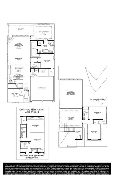 2D floor plan layout of this home in Candela, Richmond, TX (Image 2).