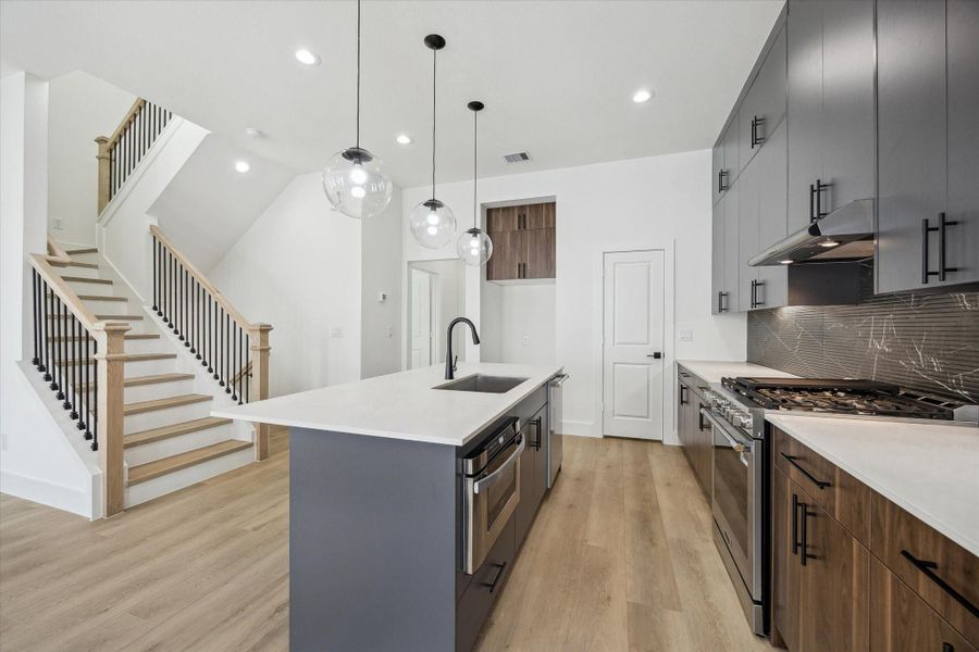 Furnished interior view inside a new home in , Houston (Image 13). Furnished interior view inside a new home in , Houston (Image 13).