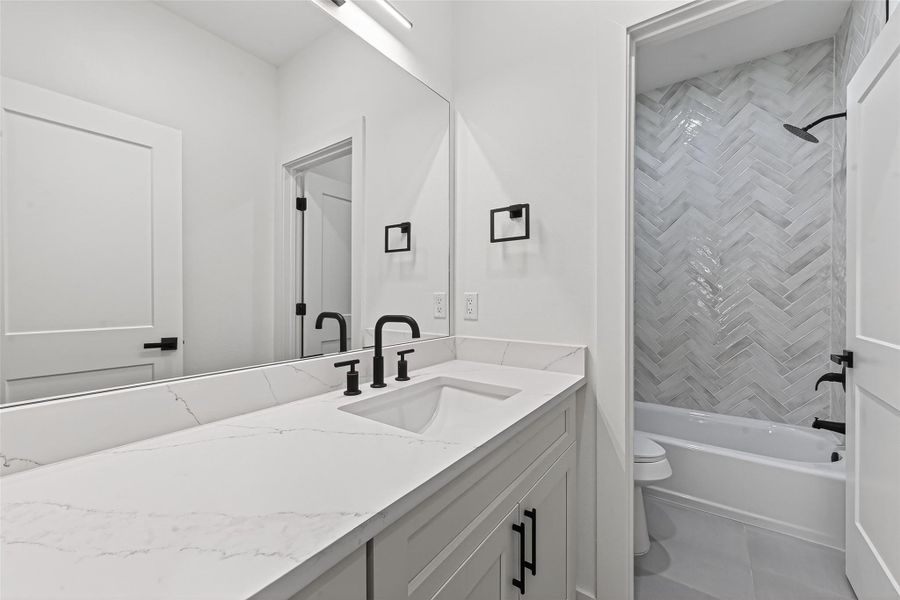 Furnished interior view inside a new home in , Houston (Image 14).