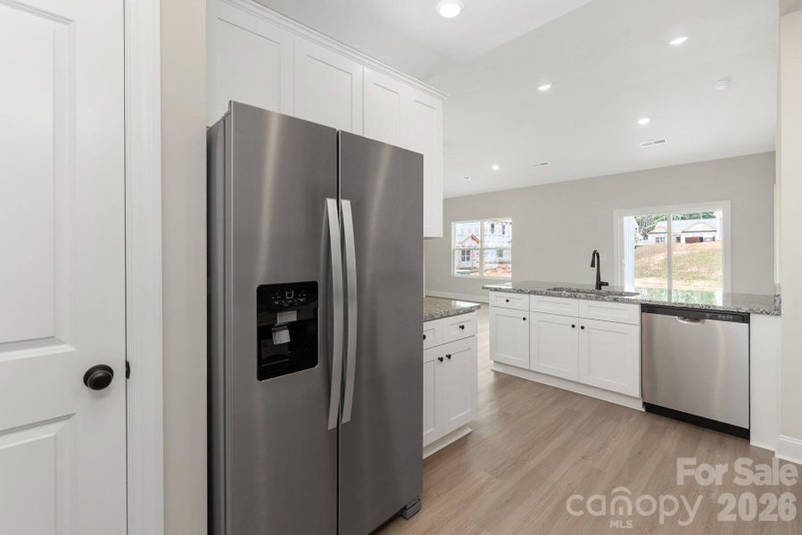 Furnished interior view inside a new home in Willow Estates, Shelby (Image 5).