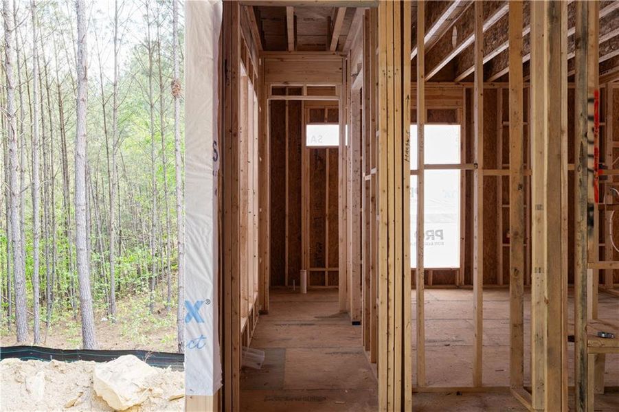 In-progress construction of a new home in , Fairburn, GA (Image 45).