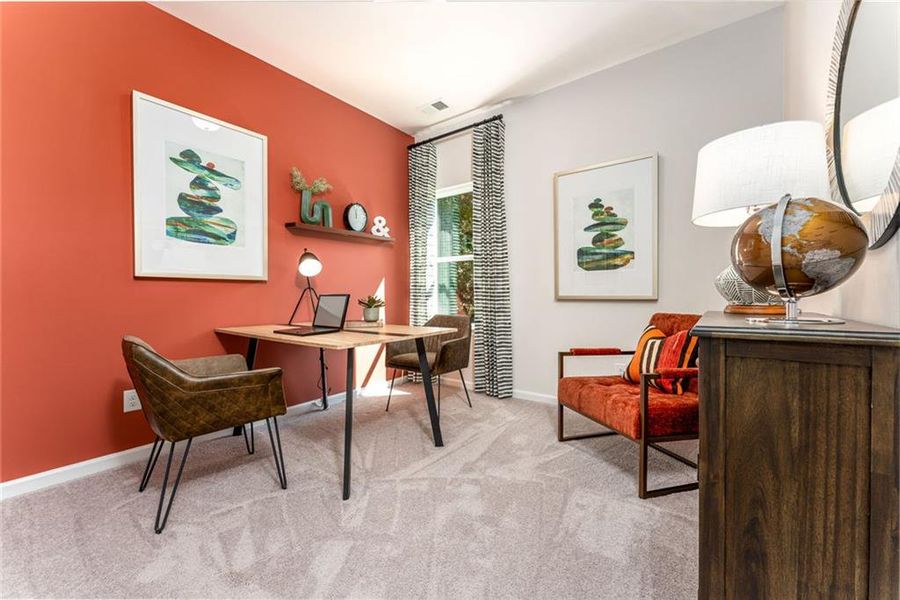 Furnished interior view inside a new home in Fair Oak, Calhoun (Image 11).