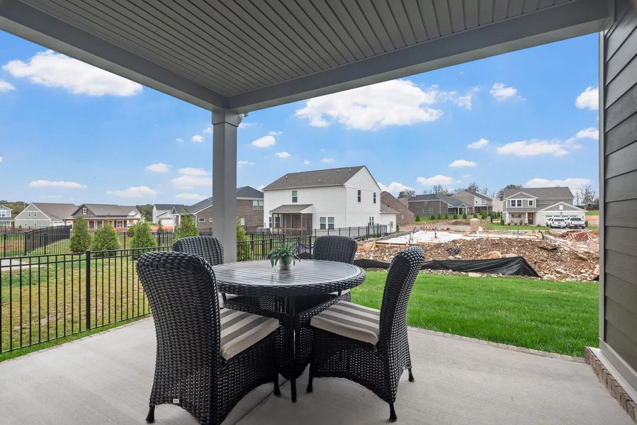 The Oakland D Outdoor Living Area The Oakland D Outdoor Living Area